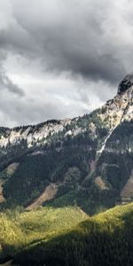 Grass,Sky,Cliff,Nature,Mountains