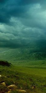 Grass,Sky,Clouds,Mountain,Vertex,Top,Path,Overcast,Trail,Mainly Cloudy,Nature