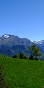 Hierba,Cielo,Montañas,Campo,Naturaleza