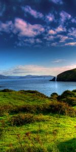 Grass,Summer,Lake,Nature,Rivers,Mountains