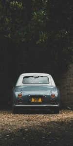 Grey,Back View,Rear View,Cars,Car,Retro,Vintage