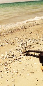 Guitar,Bank,Nature,Stones,Shore,Sand,Romance,Beach