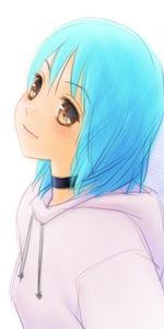 Hair,Hoody,Sweatshirt,Girl,Anime