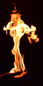 Hand,Miscellanea,Miscellaneous,Dark,Flame,Fire