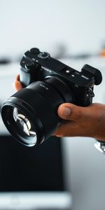 Hand,Optics,Lens,Camera,Technologies,Technology