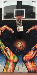 Hands,Basketball Net,Basketball Grid,Art,Graffiti