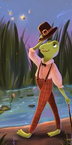 Gentilhomme,Monsieur,La Grenouille,Chapeau,Grenouille,Art