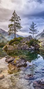 Hintersee,Hinterese,Ramsau Bei Berchtesgaden,Ramzau Bai Berkhtesgaden,Nature,Les Rochers,Lac,Roches,Allemagne,Montagnes