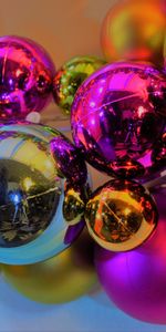 Fêtes,Décorations De Noël,Verre,Jouets D’Arbre De Noël,Multicolore,Hétéroclite