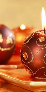 Holidays,New Year,Candles,Background,Christmas Xmas