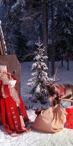 Рождество (Christmas Xmas),Новый Год (New Year),Санта Клаус (Santa Claus),Праздники,Люди