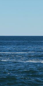 Horizon,Boat,Nature,Ocean,Waves