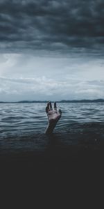 Horizon,Hand,Water,Minimalism,Sea