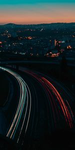 Horizon,Long Term Exposure,Night City,Road,Dark