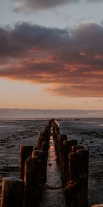 Horizon,Nature,Sunset,Pier,Ocean