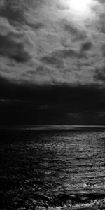 Horizon,Ripples,Ripple,Mainly Cloudy,Overcast,Bw,Clouds,Chb,Sea