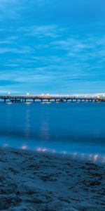 Horizon,Shore,Bank,Nature,Sunset,Sand,Pier,Sea,Beach