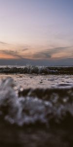 Naturaleza,Puesta Del Sol,Ondas,Horizonte,Chapoteo,Salpicar