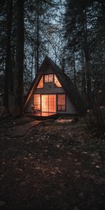 House,Nature,Trees,Coziness,Comfort,Forest