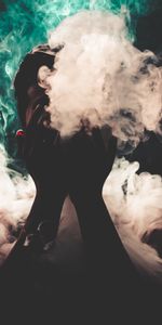 Human,Person,Multicolored Smoke,Colorful Smoke,Smoke,Hands,Dark