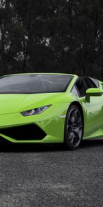 Huracan,Lp610 4,Зеленый,Вид Сбоку,Ламборджини (Lamborghini),Тачки (Cars)