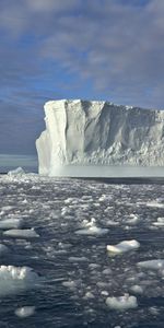 Icebergs,Mer,Paysage