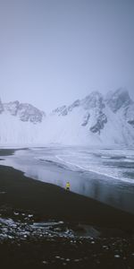 Iceland,Nature,Snow,Coast,Glacier,Loneliness