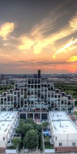 Chicago,Illinois,Villes,Hdr,Coucher De Soleil