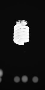 Illumination,Bw,Spiral,Light Bulb,Chb,Electricity,Lighting