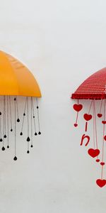 Improvisation,Umbrellas,Heart,Picture,Drawing,Love