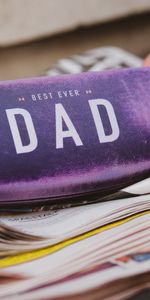 Inscription,Cover,Case,Words,Dad,Daddy