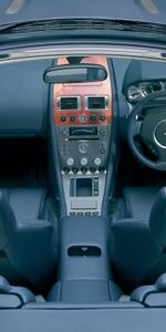 Interior,Aston Martin,Cars,Steering Wheel,Rudder,Salon,2004,Db9,Speedometer