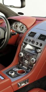 Interior,Rudder,2009,Rapide,Aston Martin,Cars,Steering Wheel,Salon,Speedometer