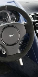 Interior,Rudder,2011,V8,Vantage,Aston Martin,Steering Wheel,Salon,Speedometer,Cars