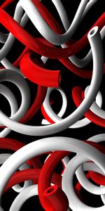 Involute,Curved,Plexus,Bent,Swirling,Form,Forms,3D