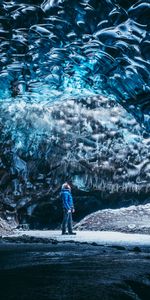 Nature,Glace,Humain,Grotte,Personne,La Grotte,Glacier,Voyage