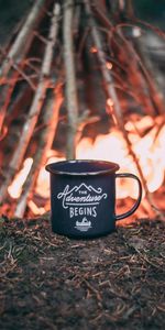 Coupe,Mug,Bonfire,Les Mots,Camping,Mots,Voyage