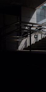 Ladder,Railings,Handrail,Wall,Stairs,Dark