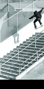 Tour,Échelle,Pas,Rebondir,Sauter,Tromper,Ryan Smith,Escaliers,Escalier,Planche À Roulette,Skateboard,Sport