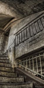 Echelles,Se Ruiner,Vieil Immeuble,Ancien Bâtiment,Nostalgie,Sombre,Ruines,Divers