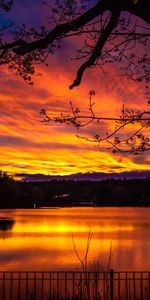 Naturaleza,Puesta Del Sol,Oscuridad,Lago,Crepúsculo,Oscuro