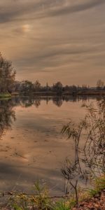 Otoño,Lago,Naturaleza,Puesta Del Sol,Paisaje