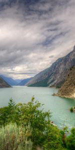 Lake,Seton Lillooet,Hdr,Mountains,Nature,Canada,Landscape