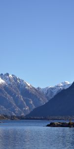 Lake,Trees,Nature,Mountains