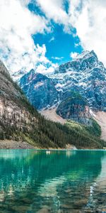 Montagnes,Hauts,Sommet,Lac,Nature