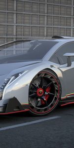 Lamborghini Veneno,Une Voiture,Machine,Supercar,Vue De Côté,Voitures