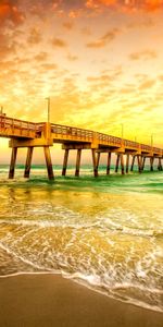 Landscape,Bridges,Sea