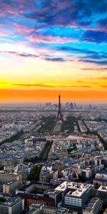 Villes,Paysage,Tour Eiffel,Paris