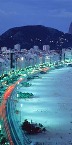 Paisaje,Ciudades,Noche,Playa