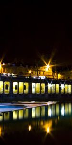 Nuit,Villes,Rivières,Bridges,Paysage